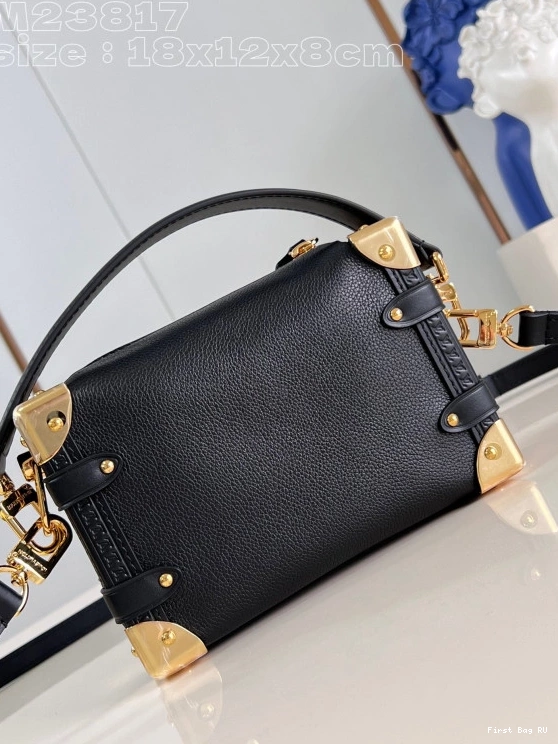 First bags ru reviews VUITTON Trunk PM-18*12.5*8CM Side LOUIS 0823